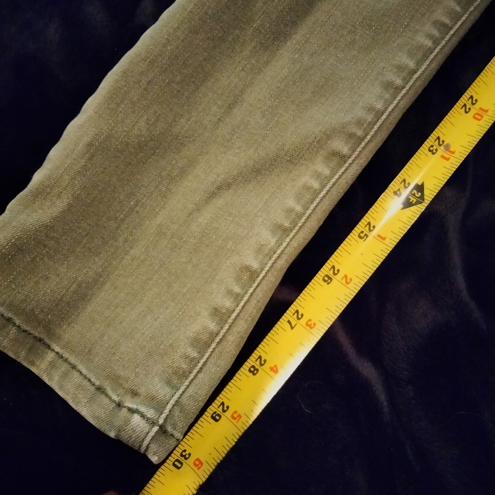 Joe's green skinny jeans 26 - Picture 6 of 6